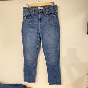 Madewell The High-Rise Slim Boyjean Denim Jeans - 28, Blue